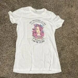 White Graphic Kids T-Shirt